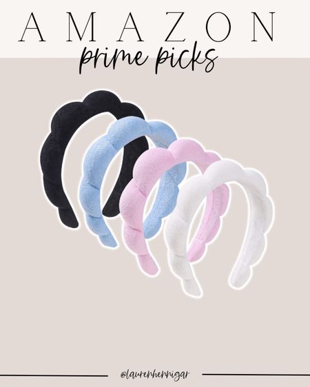 AMAZON PRIME PICKS! 4 count of the viral tik tok makeup and skincare headbands! 5 star reviews and $20 for all 4! 

#LTKbeauty #LTKunder50 #LTKtravel