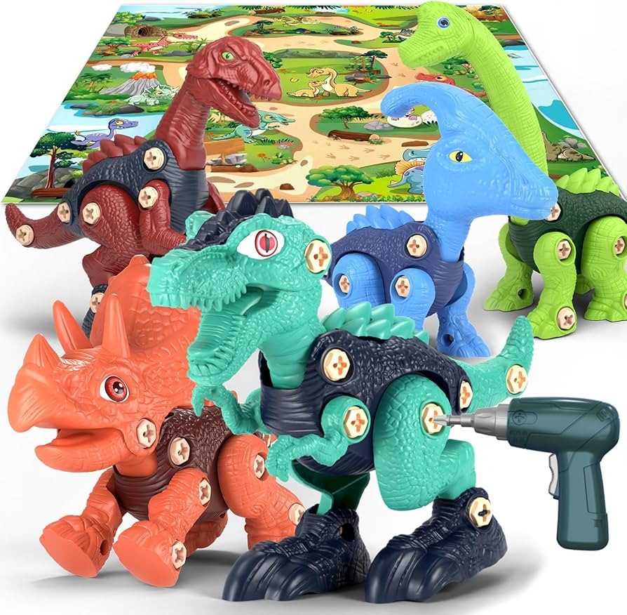 Jasonwell Kids Building Dinosaur Toys - Boys STEM Take Apart Construction Set Educational Dino Ki... | Amazon (US)