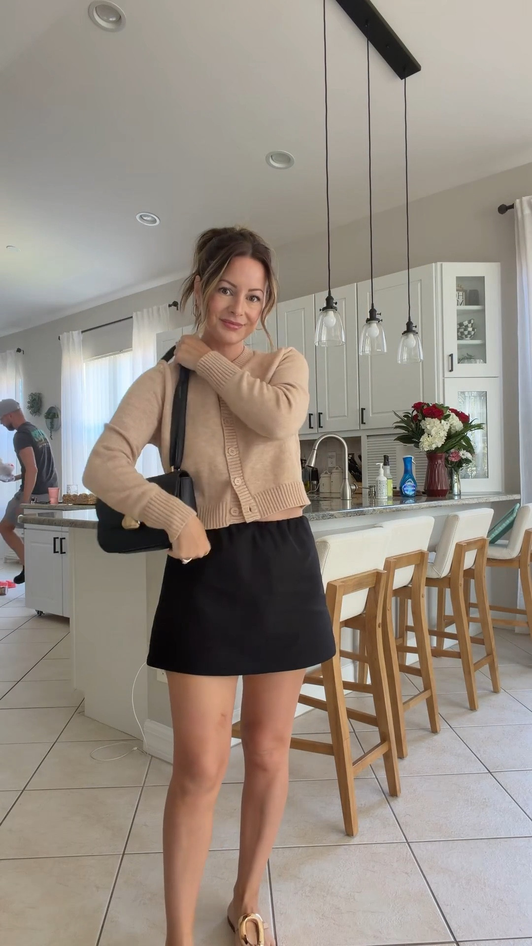 I’ve everything about this look, from the cropped cardigan to linen skort ✨🤎 wearing small 

#LTKootd #LTKgrwm #LTKmomlife