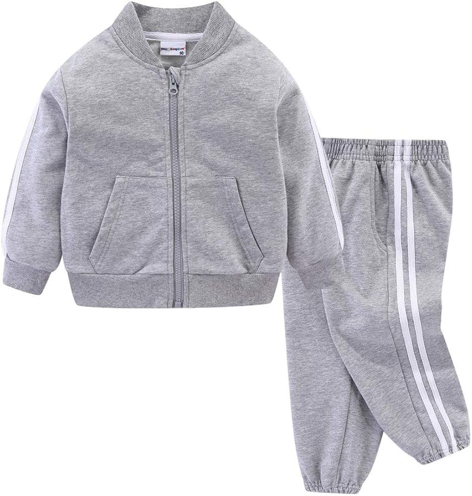 Mud Kingdom Little Boys Jogger Set Long Sleeve Casual Outerwear | Amazon (US)