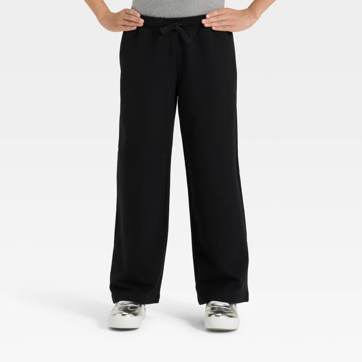 Girls' French Terry Wide Leg Pants - Cat & Jack™ | Target