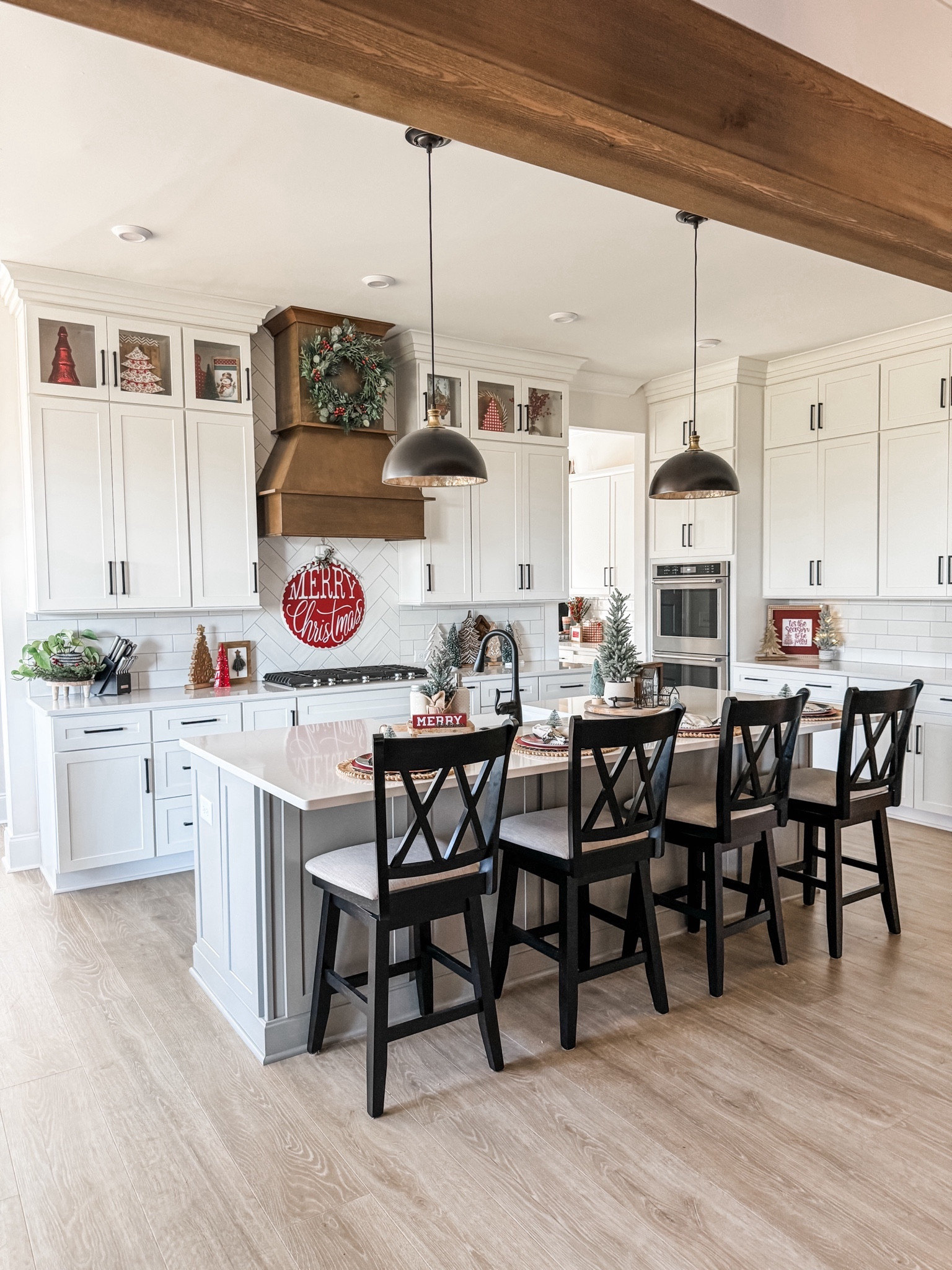 Christmas in the kitchen and hearth room! 

#LTKhome 

#LTKHoliday #LTKSeasonal
