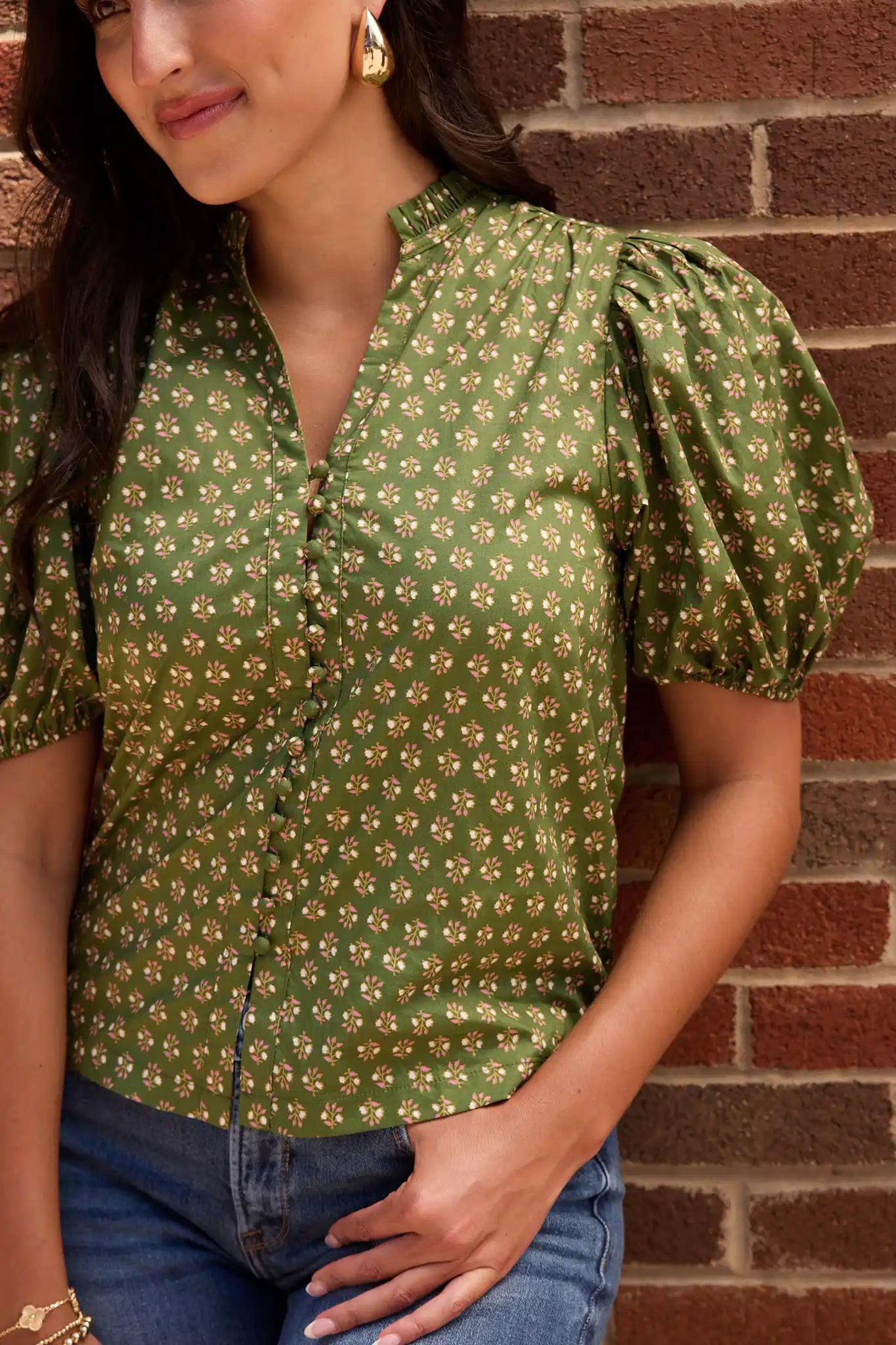 Marla Top- Olive | Avara