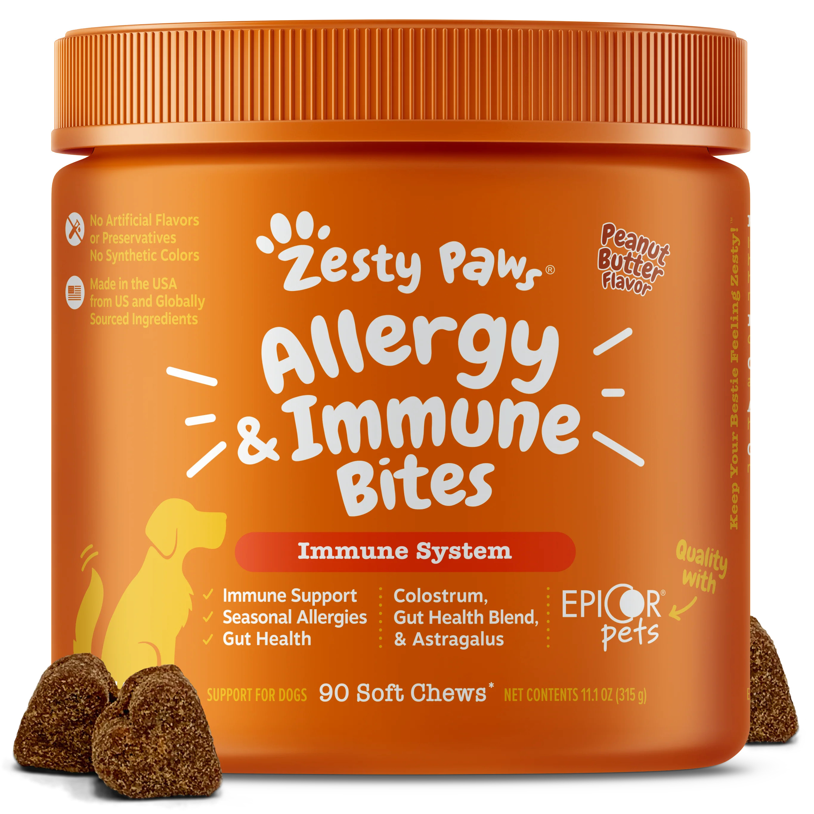 Allergy & Immune Bites for Dogs | Zesty Paws