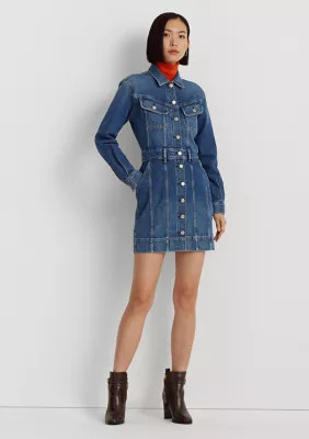 Lauren Ralph Lauren Denim Trucker Shirtdress | Belk