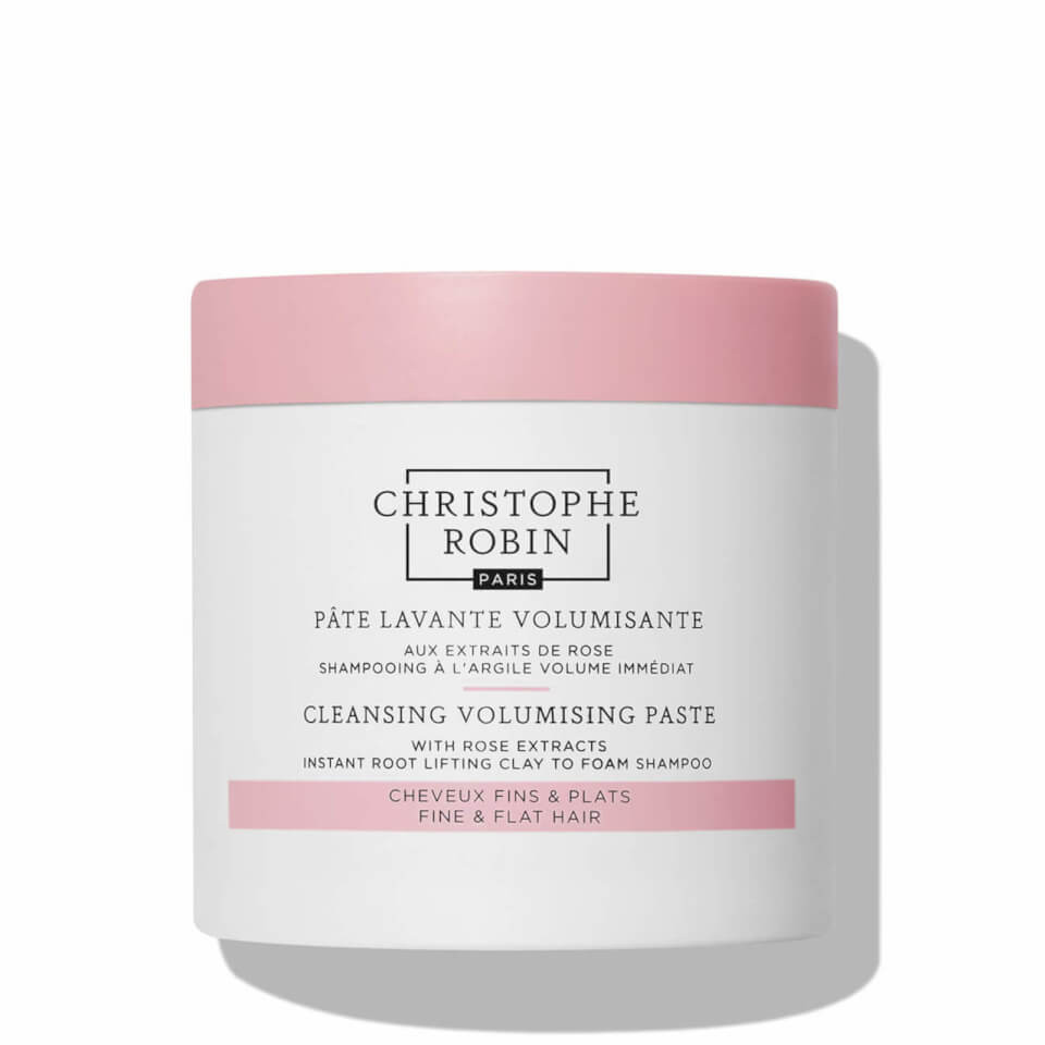 Christophe Robin Cleansing Volumising Paste with Pure Rassoul Clay and Rose 250ml | Cult Beauty