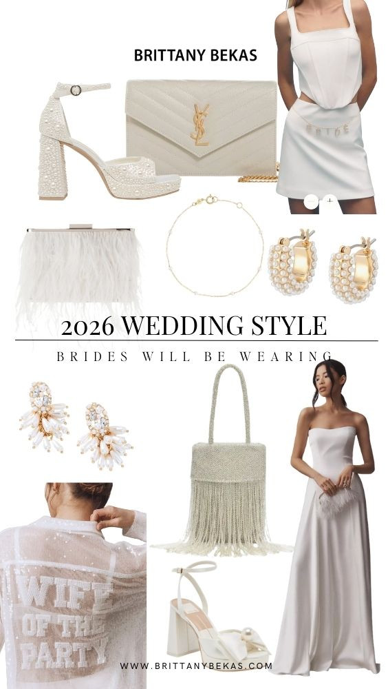 This is what modern bridal style looks like in 2026 — pearls layered with clean lines, gloves paired with minimal gowns, and accessories that feel intentional, not overdone. Fashion-forward but timeless.

2026 wedding trends, bridal accessories, fashion bride style, engagement and rehearsal looks. 

 #LTKWedding