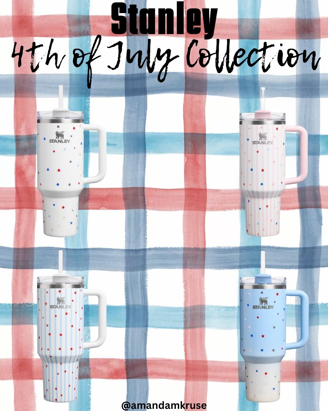New 4th of July Stanley collection at Target!!

Memorial Day, 4th of July, Tumbler, Stanley

#LTKSeasonal #LTKTravel #LTKActive