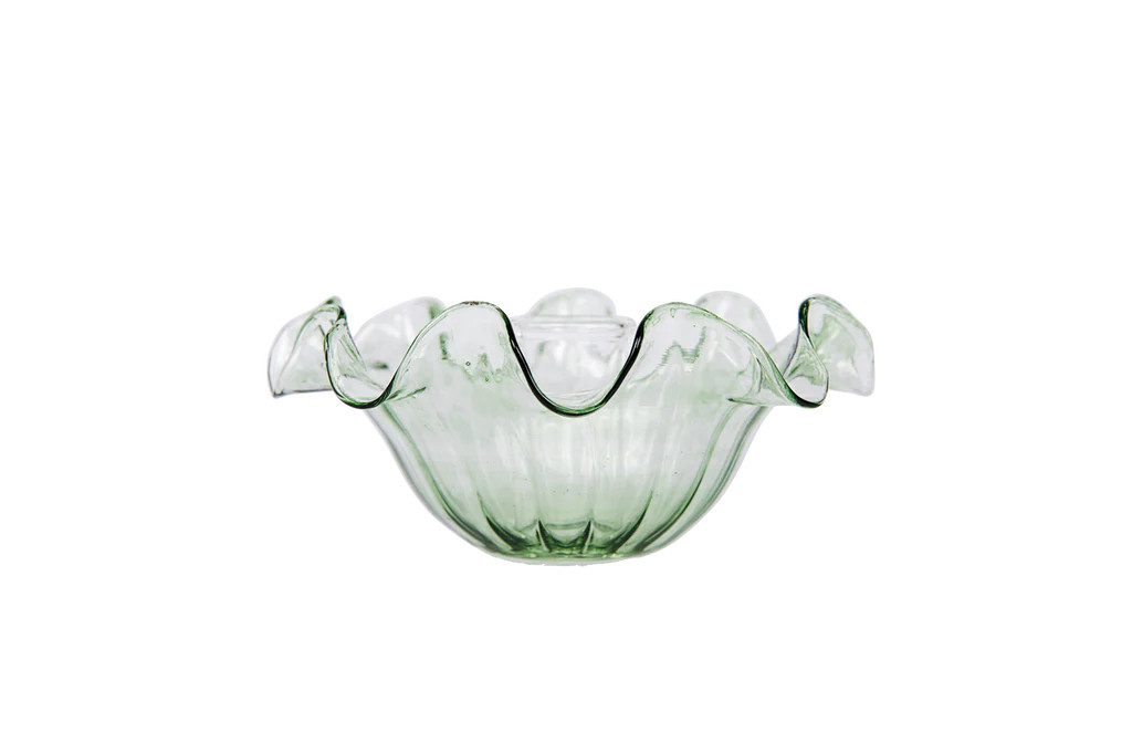 Flora Candle Holder in Olive Green | Over The Moon