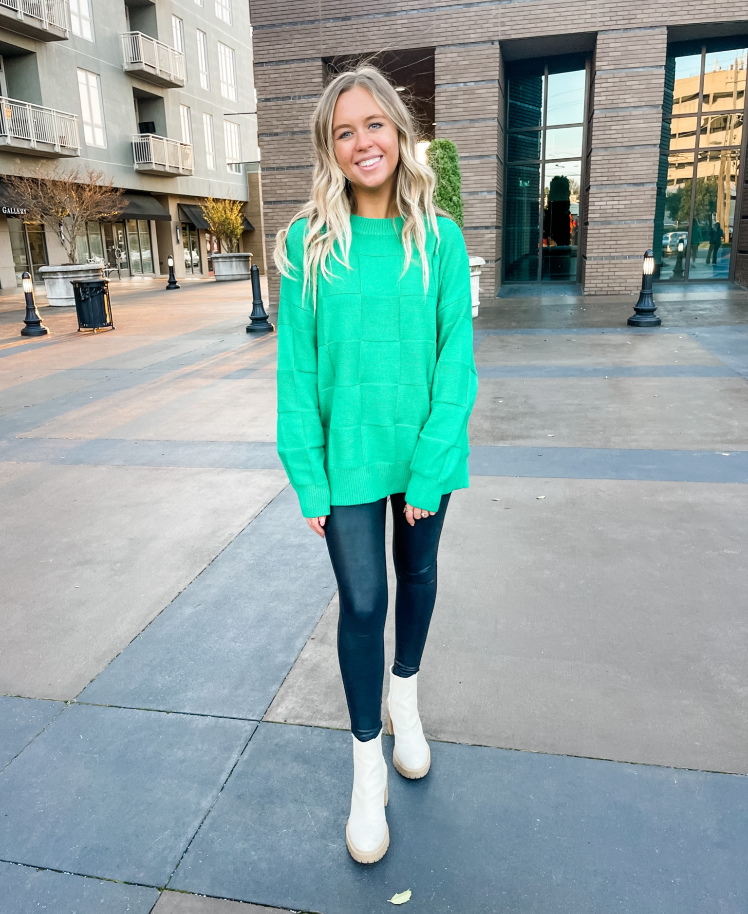 Perfect green sweater for March 