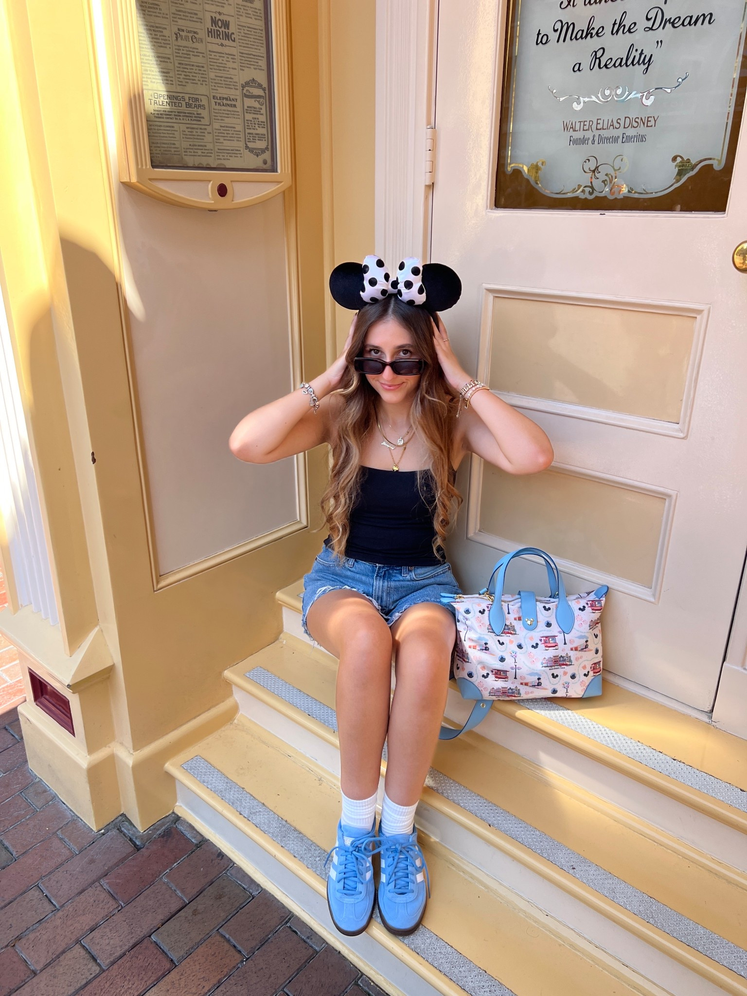 Disneyland ootd ✨

Tank: Abercrombie 
Shorts: Abercrombie
Ears: Disneyland/ the Disney Store
Purse: Stoney Clover Lane (available at Disneyland)
Shoes: Adidas 
Sunglasses: I-Sea

Ig: @jkyinthesky 

#disney #disneystyle #disneyworld #wdw #disneyootd #disneyoutfit #disneyoutfits #disneystyleinspo #disneyoutfitinspo #disneystreetstyle #casualstyle #styleinspo #disneyblogger #disneycreator #disneycreators #disneyblogger #disneyaesthetic #disneyvibes #disneyaccessories #disneysummer #summerstyle #stoneyclover #stoneycloverlane 

#LTKFindsUnder100 #LTKStyleTip #LTKShoeCrush