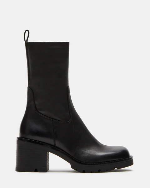 NALA BLACK LEATHER | Steve Madden (US)