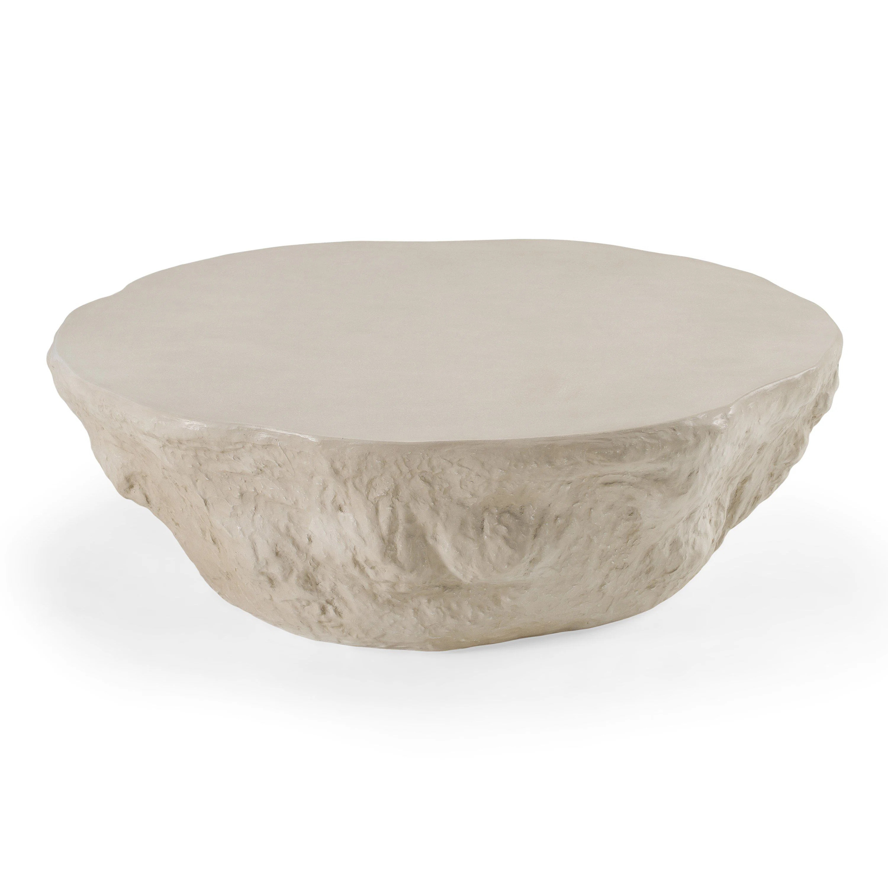 Hokku Designs Tyrel - Modern Beige Concrete Coffee Table | Wayfair | Wayfair North America