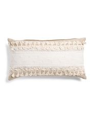 14x26 Embroidered St Claire Pillow | TJ Maxx