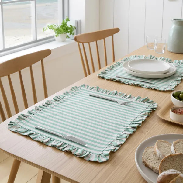 Set of 2 Linford Frill Placemats | Dunelm (migrated)