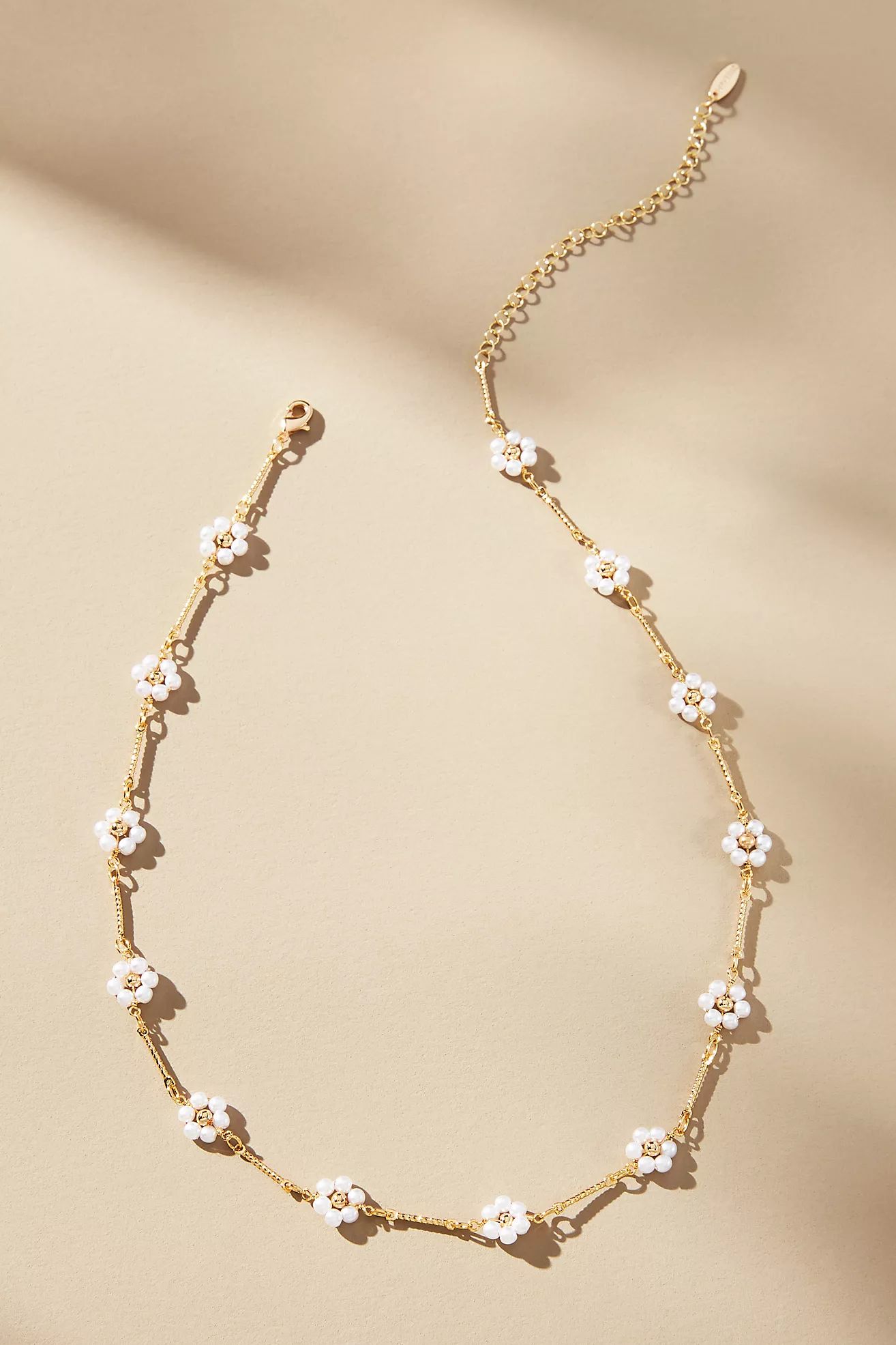 Pearl Flower Necklace | Anthropologie (US)