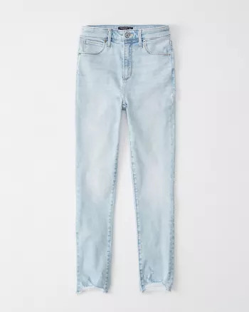 High Rise Ankle Jeans | Abercrombie & Fitch US & UK