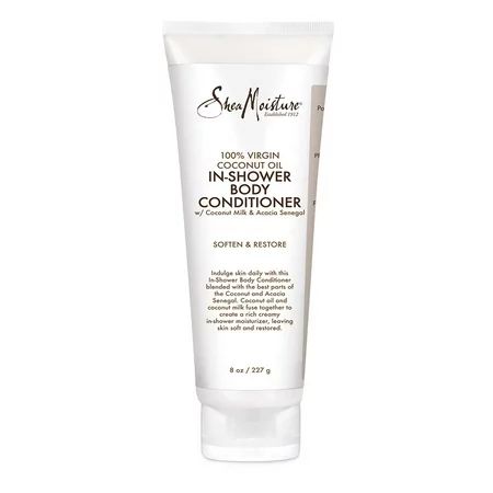 SheaMoisture In-Shower Body Conditioner, 100% Virgin Coconut Oil, Soften and Restore, 8 oz | Walmart (US)