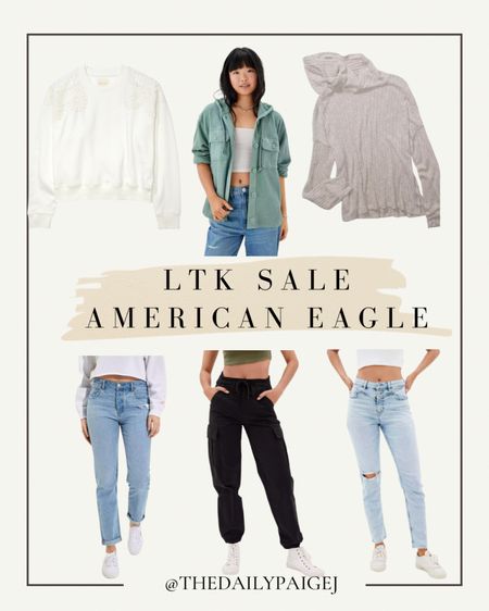 American eagle has some great denim options with great material! Pair it with a crew neck sweatshirt and you have the perfect fall outfit! 

#LTKSale #LTKsalealert #LTKSeasonal