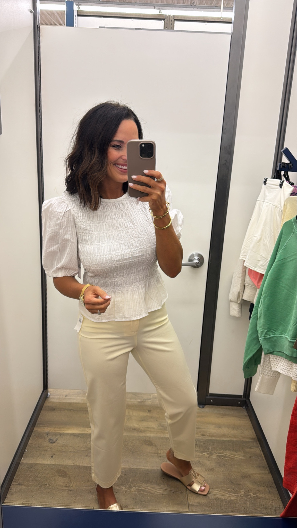 old navy is 40% off right now and this top is TOO cute 🤍 perfect for work or dressing up

old navy blouse, work outfit idea, business casual outfit, white puff sleeve top, affordable workwear, neutral outfit

#oldnavyfinds #ltkunder50 #workoutfit #businesscasual #affordablefashion #oldnavystyle #neutralstyle
