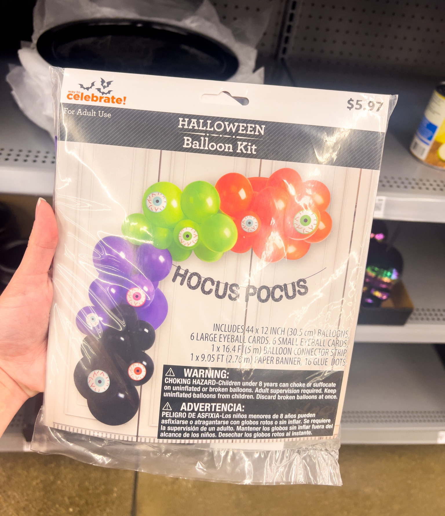 Hocus Pocus arch balloon kit 
Halloween Party
Halloween balloons
Walmart find 

#LTKSeasonal #LTKParties