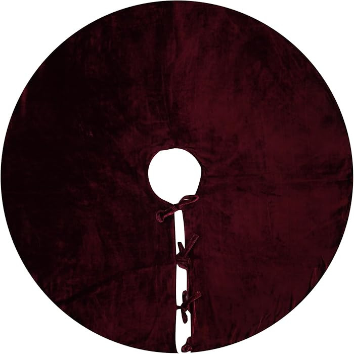 Sophia-Art Christmas Tree Skirt, Luxury Velvet Plush Skirt, Xmas Decoration Holiday Party Décor,... | Amazon (US)