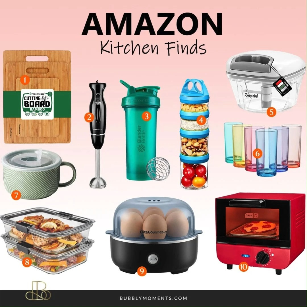 Make cooking and organizing easier with these Amazon Kitchen Finds! Discover practical kitchen essentials that help with everyday tasks and keep your space neat. Whether you're updating your kitchen or looking for useful tools, these favorites are great to have. Browse the collection, find your favorites, and save this post for later inspiration.
#LTKHome #LTKStyle #LTKFinds #AmazonFinds #KitchenFinds #KitchenEssentials #KitchenGadgets #AmazonHome #HomeEssentials #Cooking #MealPrep #KitchenOrganization #HomeInspiration #CookingTools #HomeDecor #MustHaveFinds #KitchenStyle 

 