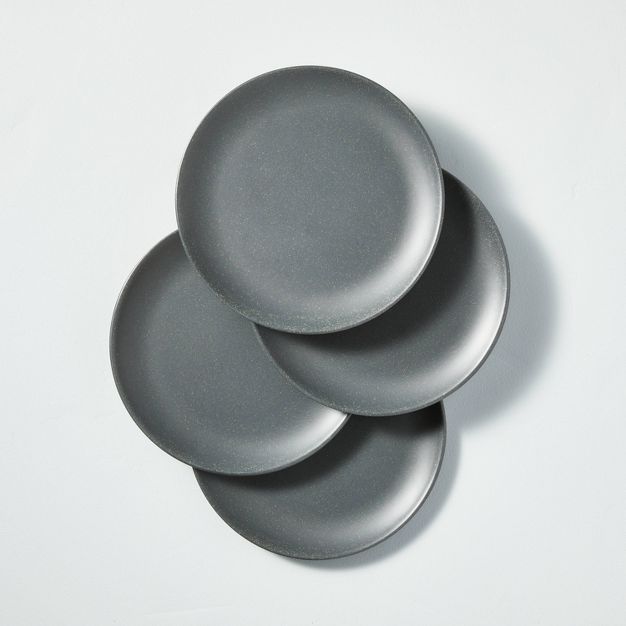 Solid Bamboo-Melamine Salad Plate Dark Gray - Hearth & Hand™ with Magnolia | Target