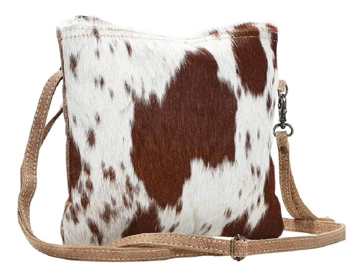 Myra Bag White & Brown Cowhide Shade Bag S-1171 | Amazon (US)