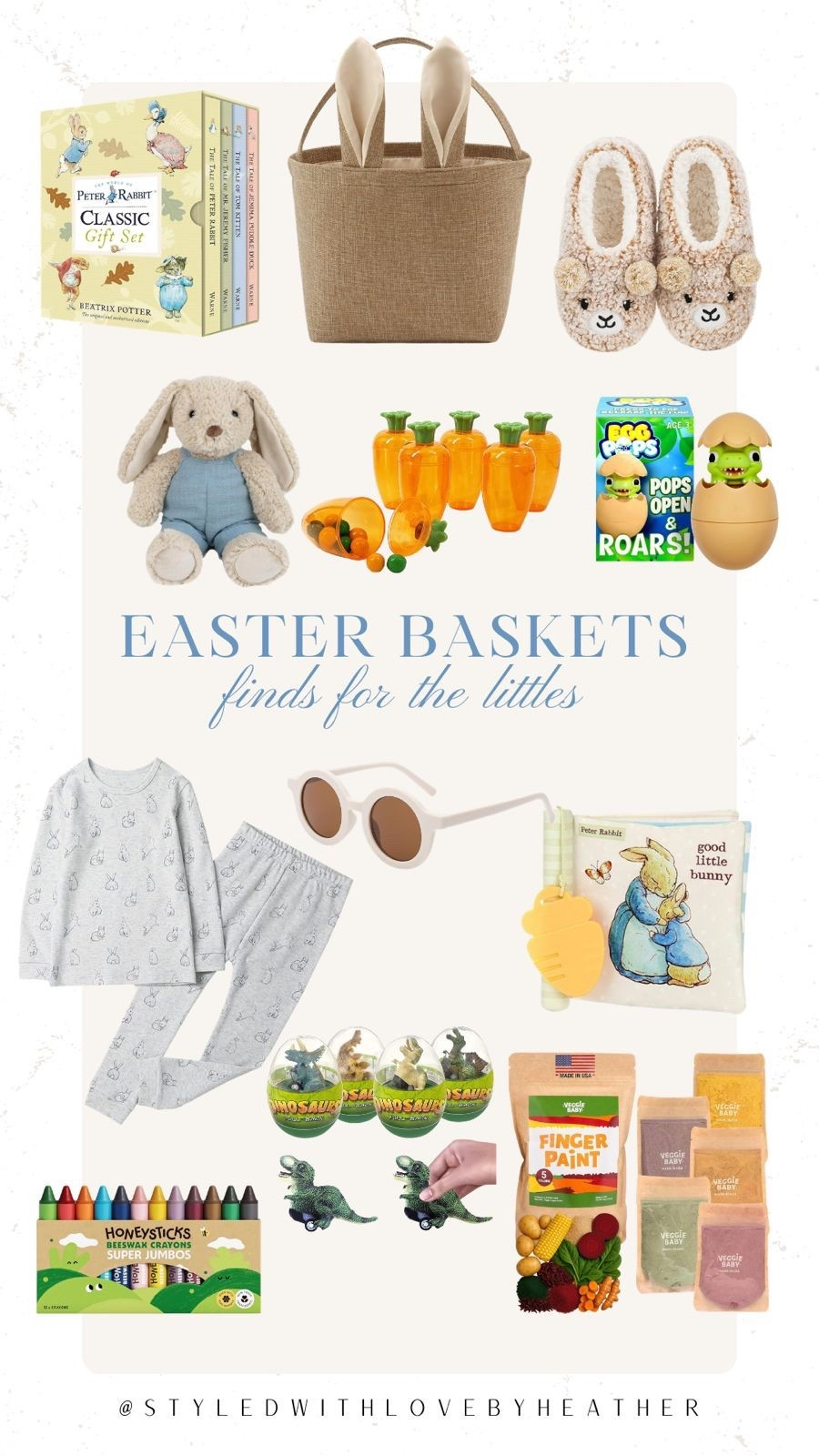 Sharing some sweet Easter basket ideas for the littles 🐣
From books and toys to pajamas and cute little gifts — everything is linked here!



#LTKBaby #LTKFestival #LTKSpringSale