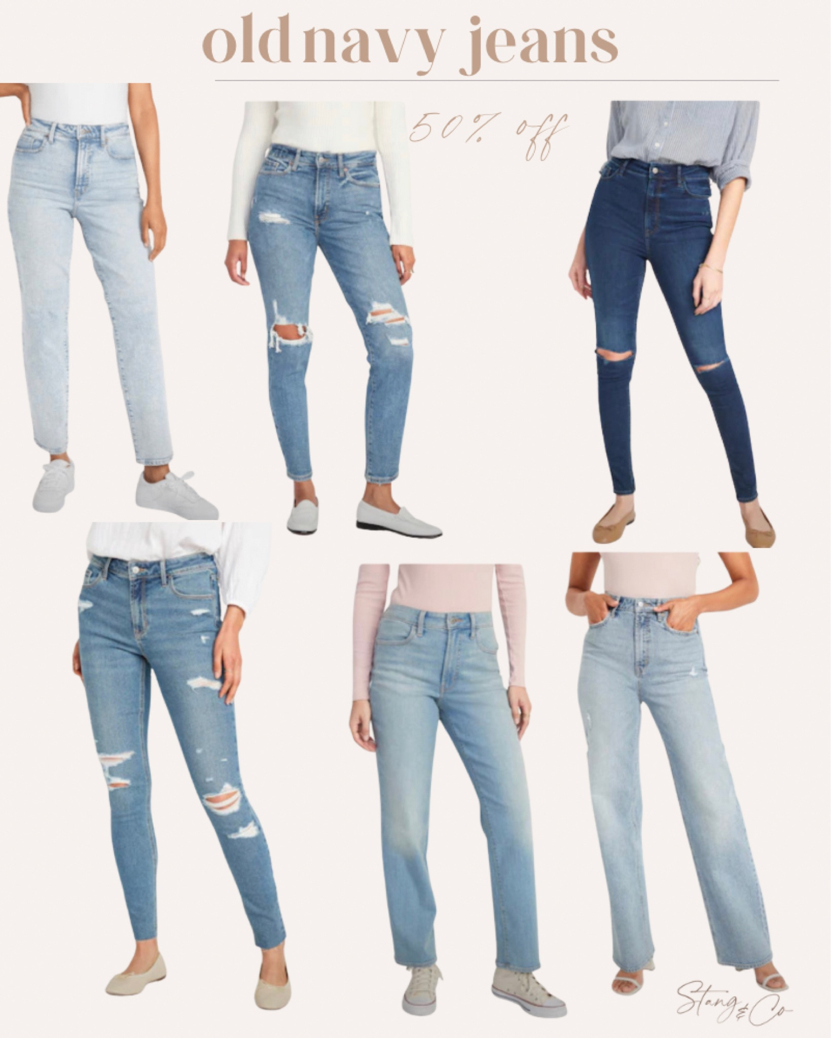 Old navy jeans 50% off sitewide 

#LTKstyletip #LTKunder50 #LTKsalealert