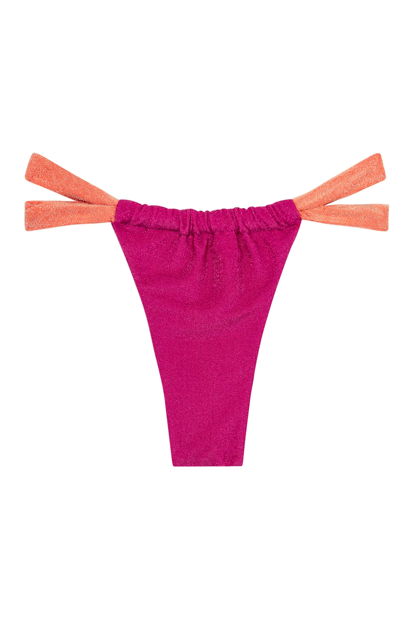 Malta Bottom - Sun Kissed / Fuchsia Berry Shimmer | Monday Swimwear