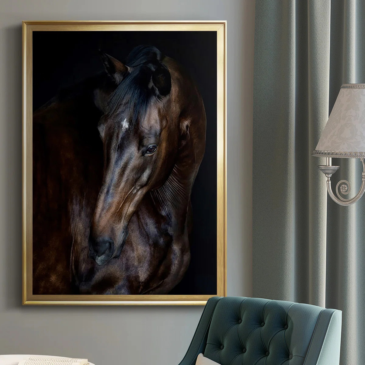 " Sunlit Horses I " | Wayfair North America