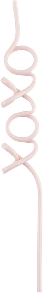 Reusable Drinking Straw, BPA Free Plastic Shaped Word Party Supplies Drink Celebration Decoration... | Amazon (US)