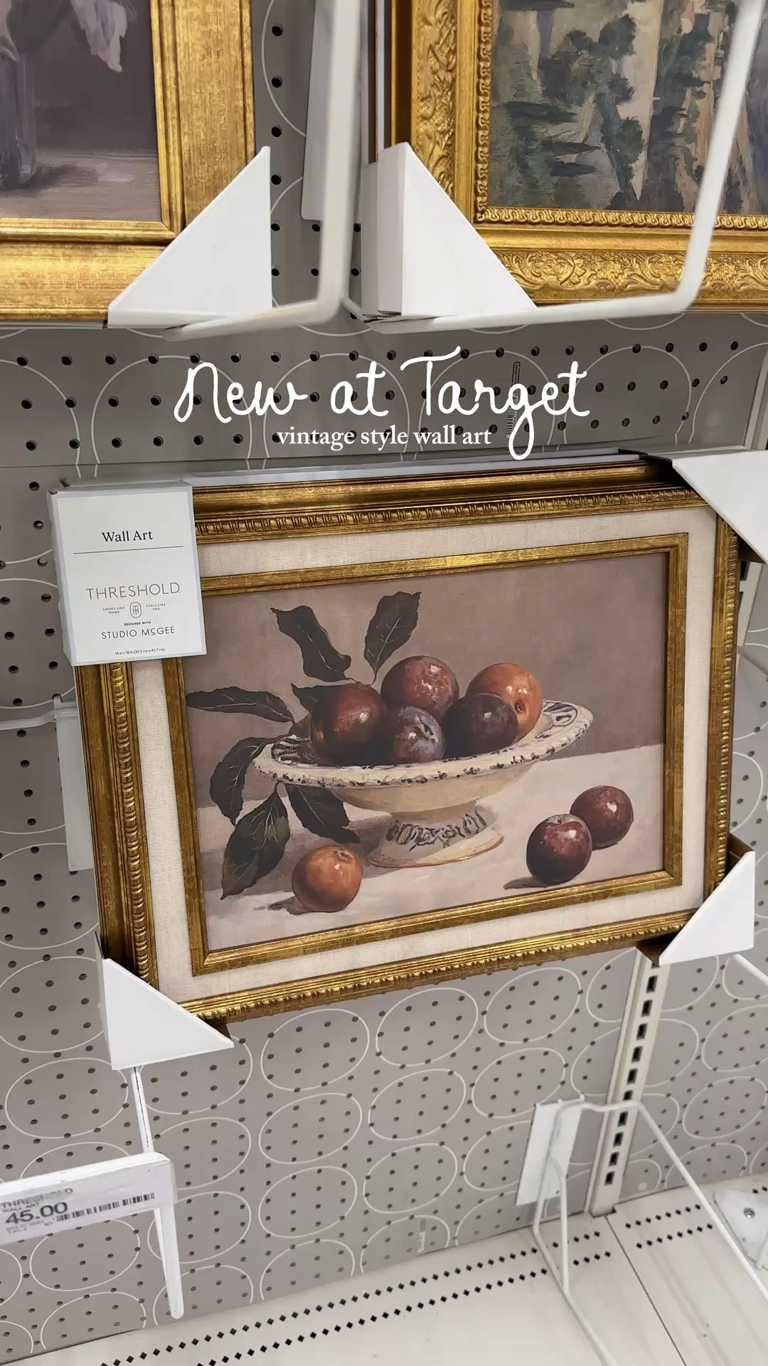 This beautiful new vintage style wall art from TARGET x STUDIO MCGEE has my heart 🤎

#LTKSaleAlert #LTKHome #LTKSeasonal