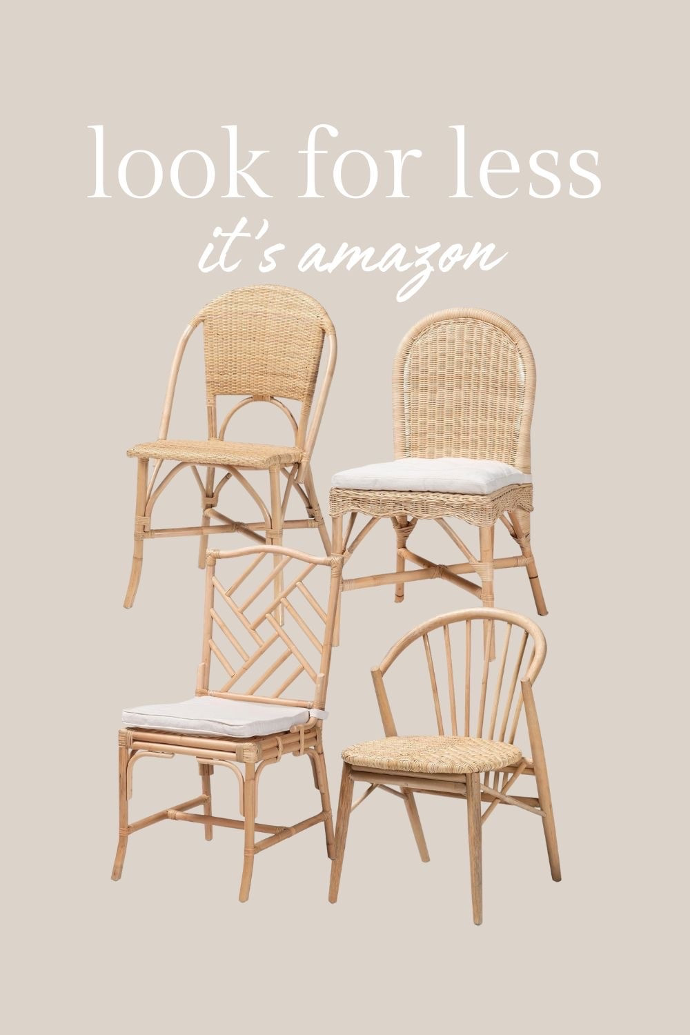 Serena & Lily look for less! Cute, coastal dining chairs from Amazon.

#LTKHome