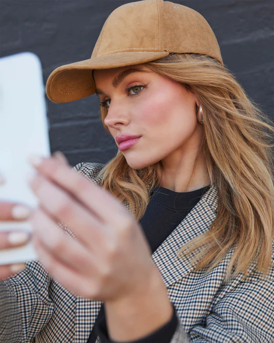 Richie Faux Suede Baseball Cap | VICI