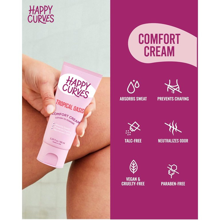 Happy Curves Comfort Cream (Tropical Oasis), 2.25 oz | Walmart (US)