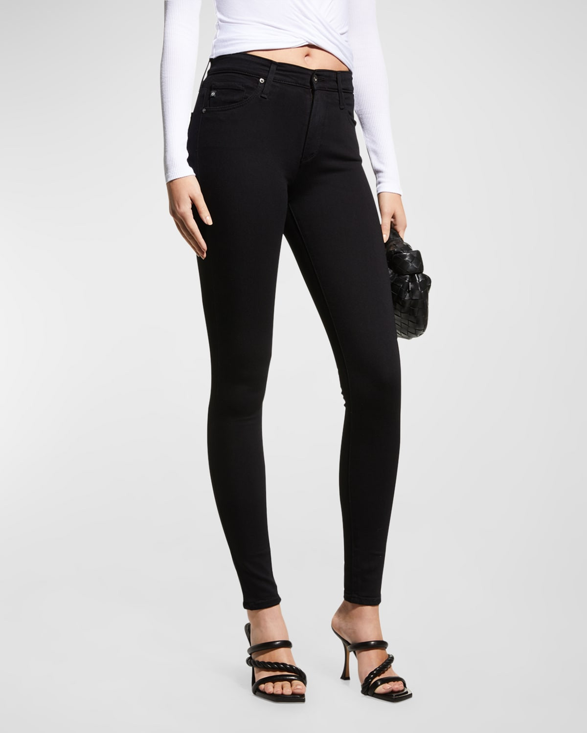 Farrah High-Rise Skinny Jeans | Neiman Marcus