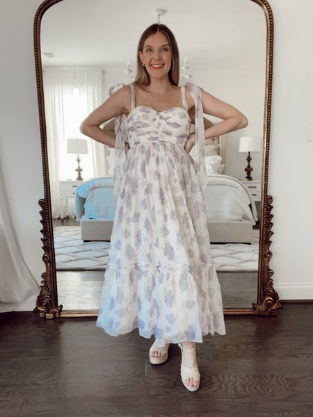 Cute spring dress for wedding shower or
Maternity photos code mbb20

#LTKbump #LTKSpringSale #LTKVideo