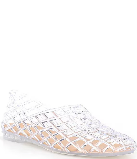Jell-Us Jelly Woven Inspired Slip On Flats | Dillard's