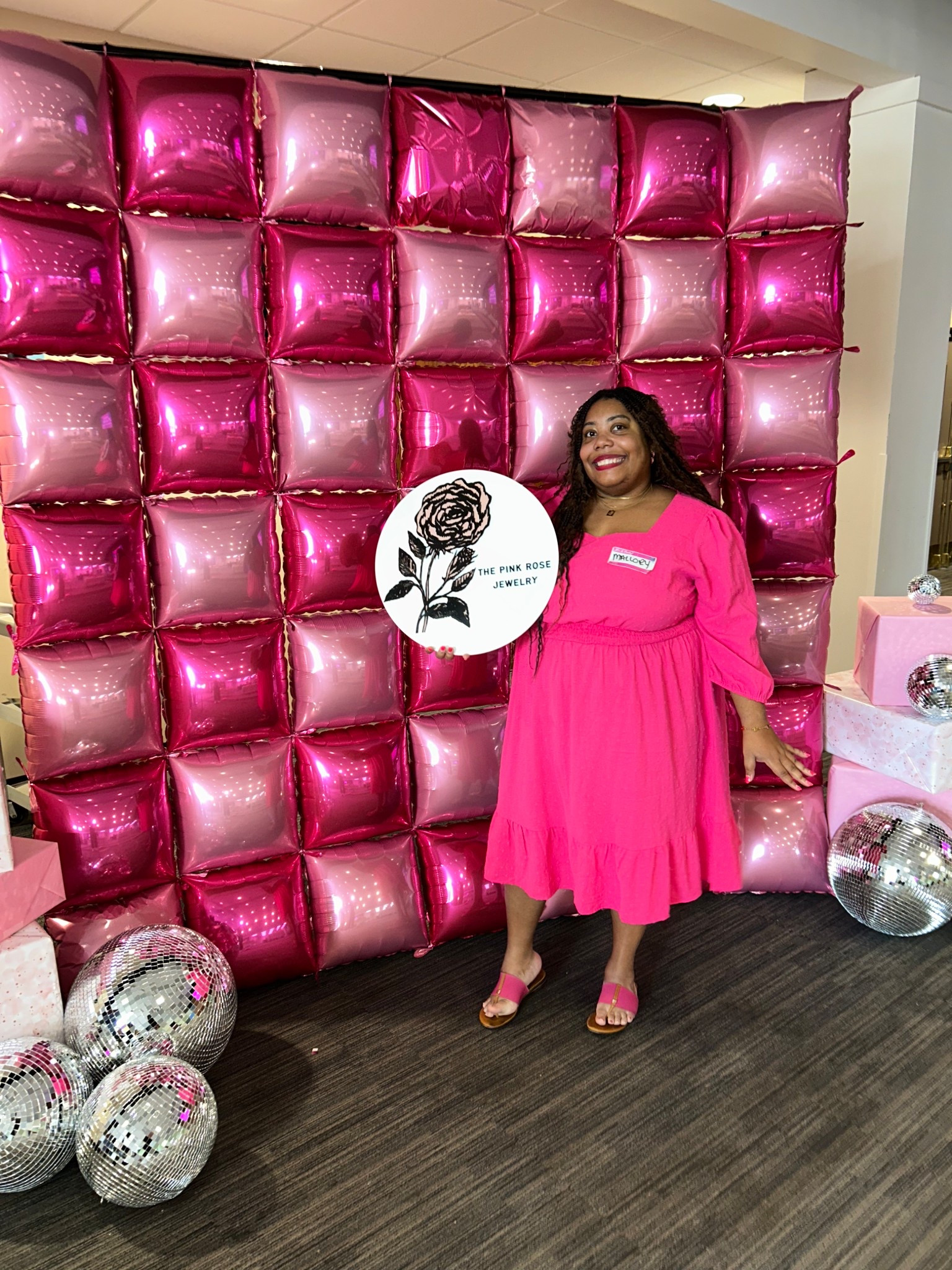 Perfect pink dress for my jewelry store today 🩷

#LTKPlusSize
