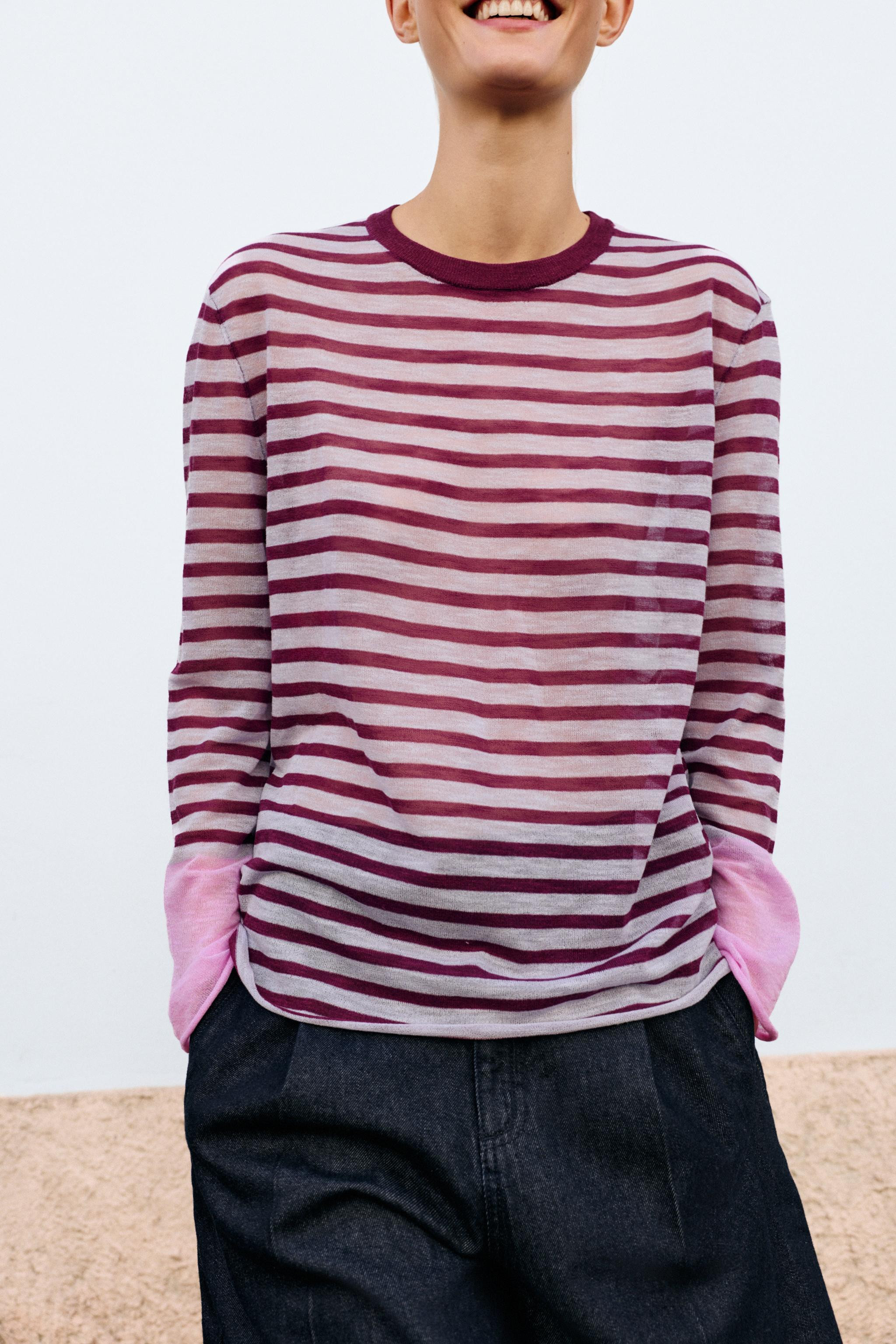 STRIPED KNIT JUMPER | Zara Canada