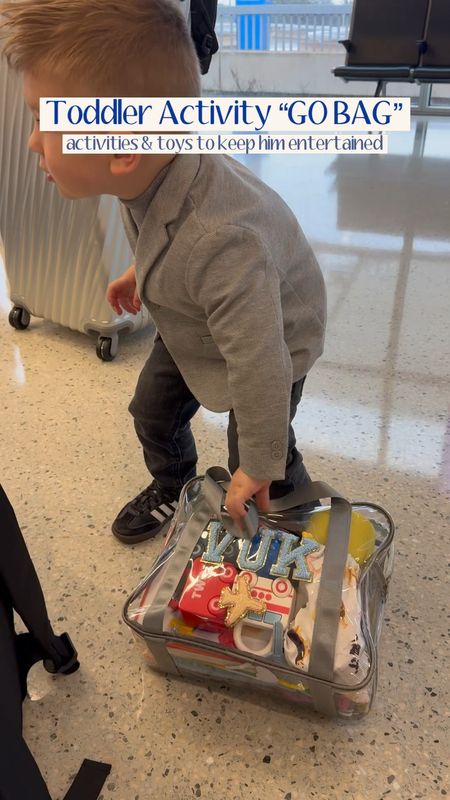 Toddler activity bag for airplane, airports, restaurants..etc. 

#LTKfamily #LTKbaby #LTKkids