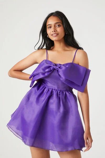 Organza Bow Mini Dress | Forever 21 | Forever 21 (US)