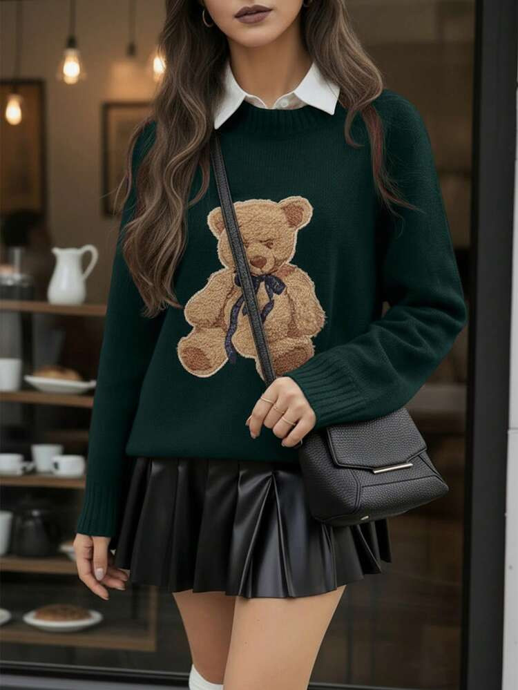 Teddy Bear Sweater | SHEIN
