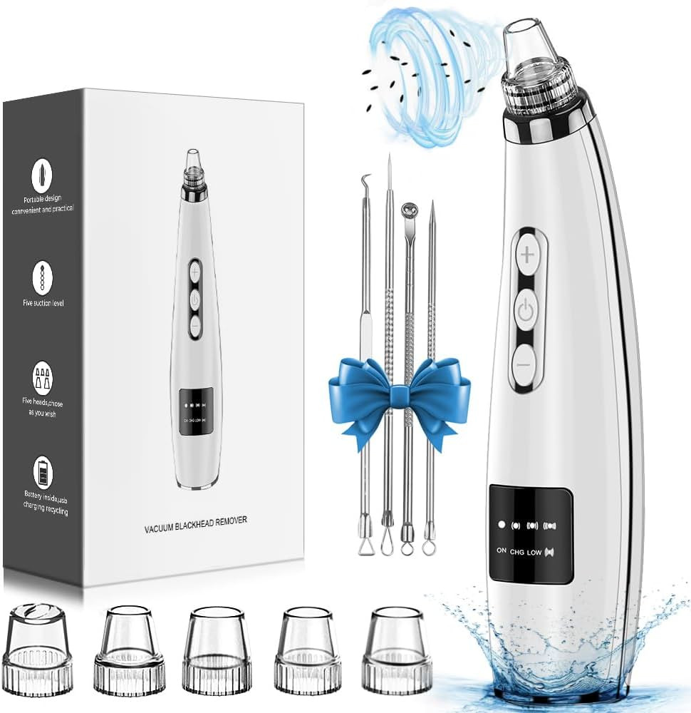 Newest Blackhead Remover Pore Vacuum Upgraded Facial Pore Cleaner Electric Comedone Whitehead Ext... | Amazon (US)
