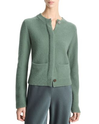 Vince Shrunken Boiled Cashmere Crewneck Cardigan  | Bloomingdale's Women | Bloomingdale's (US)