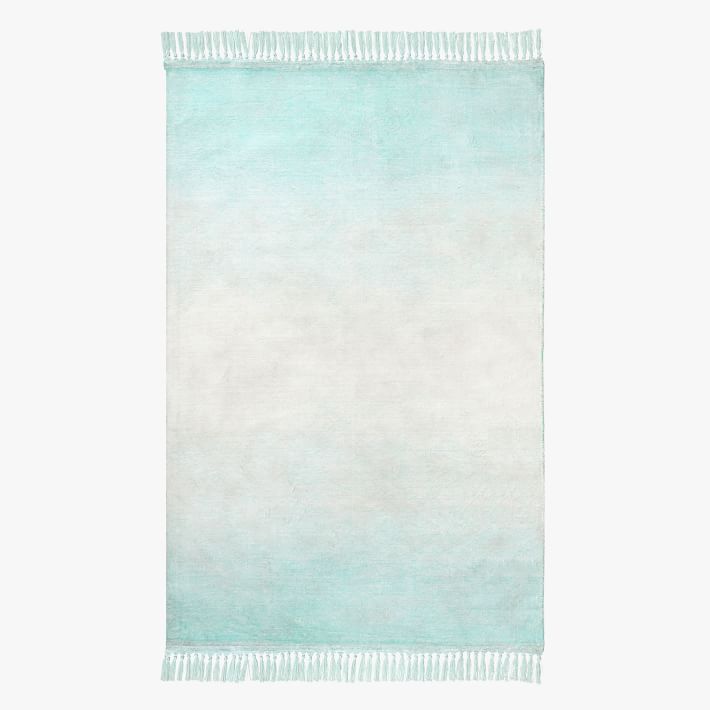 Ombre Tassel Performance Rug - Blush | Pottery Barn Teen