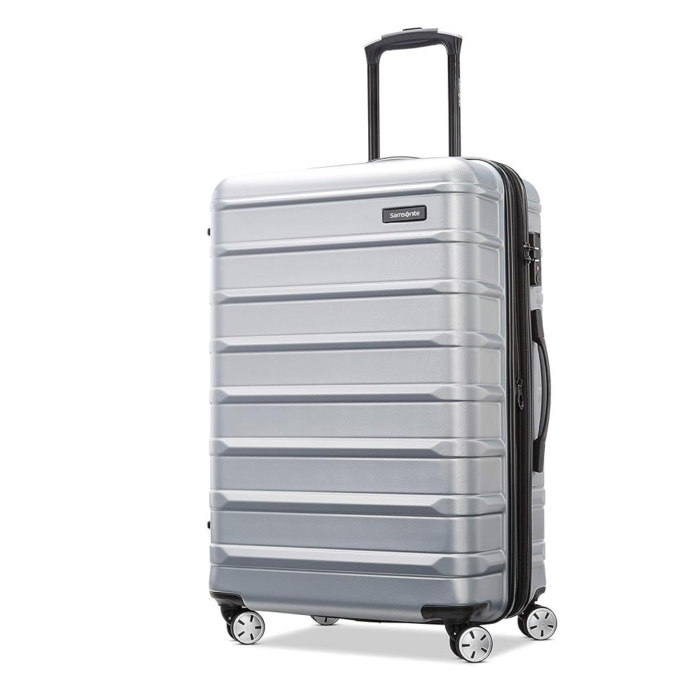 Samsonite Omni 2 24-Inch Medium Checked Hardside Luggage with 360° Spinner Wheels - Scratch Resi... | Amazon (US)